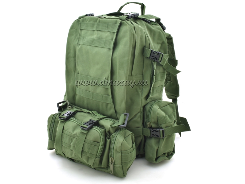 Рюкзак рейдовый "Хаки-олива" 35 - 50 л