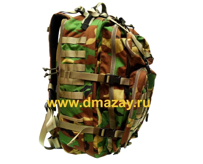 Рюкзак камуфлированный Super Kahu Woodland DuPont Poly Cordura темный лес 35 литров Kiwidition