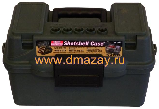 Кейс пластиковый MTM SF100D (МТМ) Deluxe Shotshell Case на 100 патронов с катриджами