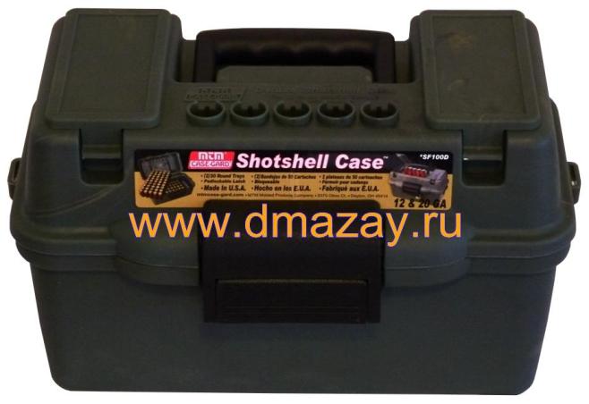 Кейс пластиковый MTM SF100D (МТМ) Deluxe Shotshell Case на 100 патронов с катриджами