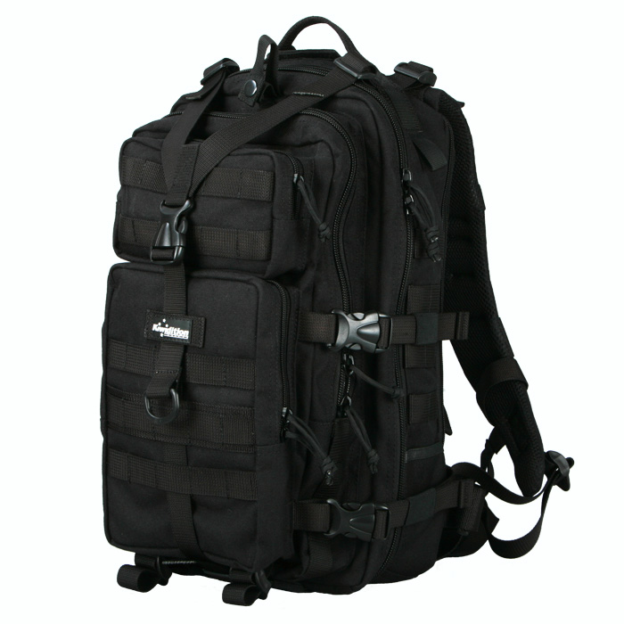 Рюкзак Kiwidition Super Kahu Black DuPont Poly Cordura черный 35 литров