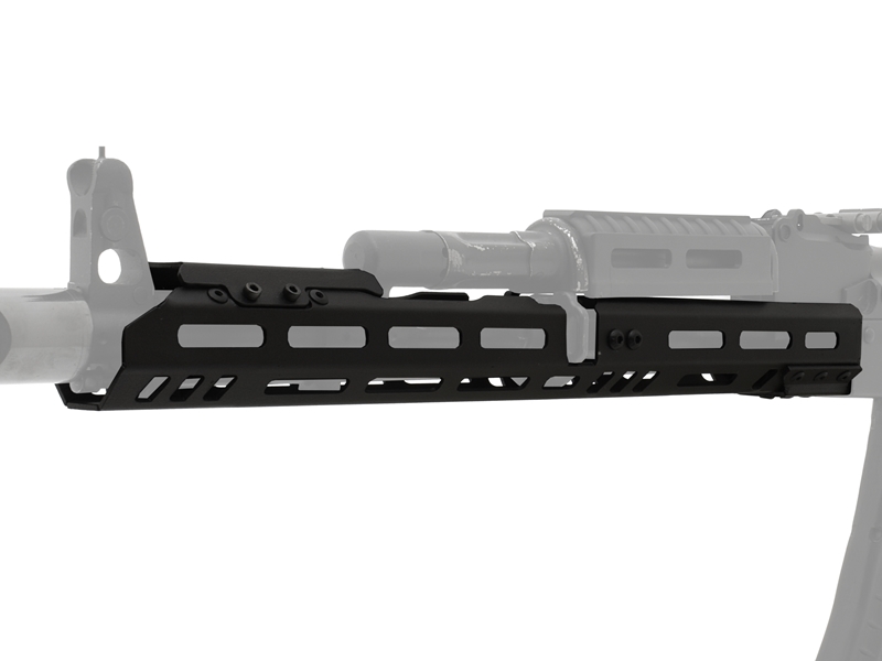 Цевье тактическое трубчатое стальное M-Lok для АК-74, АК-103, АК-105, АКМ, ВПО-209, TG2 "Тактические Идеи", К-3