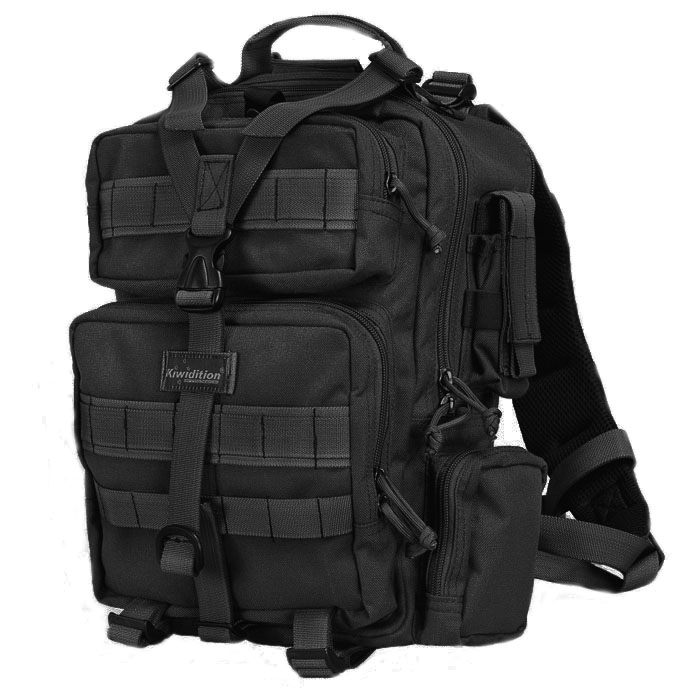 Рюкзак тактический TONGA I Black – DuPont Poly Cordura 13 литров черный