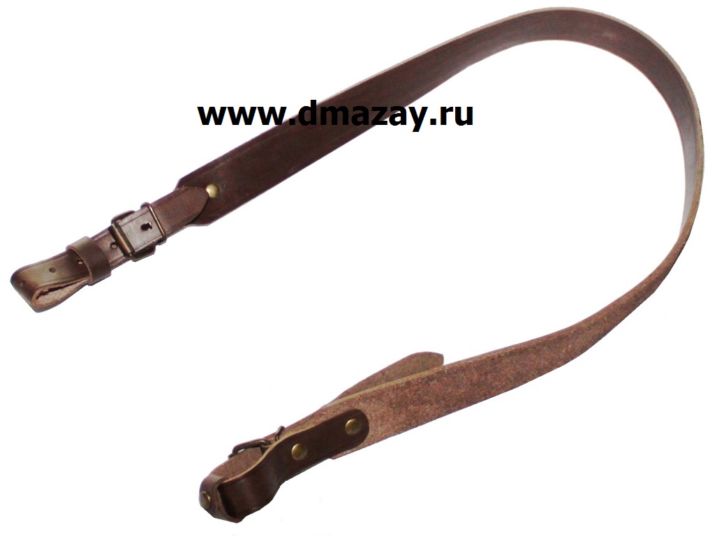 Ремень погонный (погон) для ружья (ружейный) VEKTOR (ВЕКТОР) Р-11 из натуральной кожи