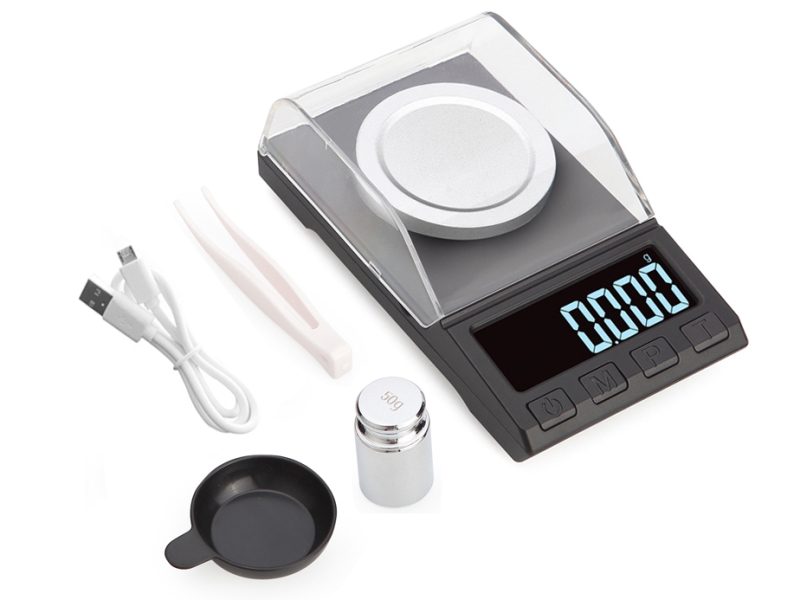 Весы электронные сверхточные Professional Digital Jewelry Scale с шагом взвешивания 0,001г до 50г