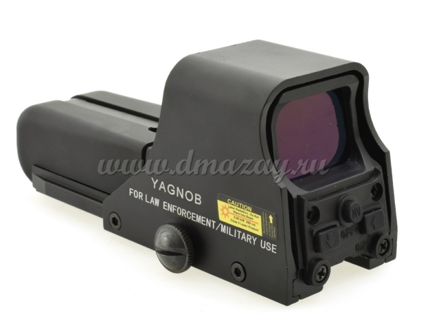 Коллиматорный прицел Yagnob 552 (аналог EOTech 552.A65) на планку Вивера (Weaver)