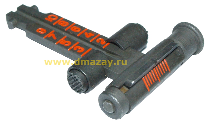 Прицельная планка (целик) на 1000м для РПК, АК, ВЕПРЬ, САЙГА с возможностью внесения боковых поправок